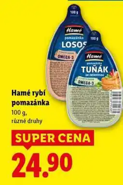 Lidl Hamé Rybí pomazánka nabídka