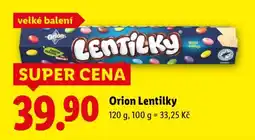 Lidl Orion Lentilky nabídka