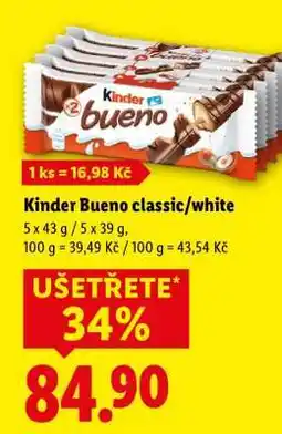Lidl KINDER BUENO CLASSIC WHITE nabídka