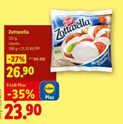 Lidl Zottarella nabídka