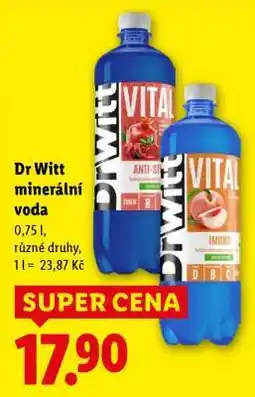 Lidl Dr Witt Minerální Voda nabídka