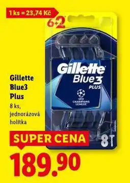 Lidl Gillette Blue3 Plus nabídka