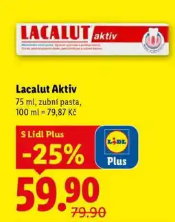 Lidl Lacalut Aktiv nabídka
