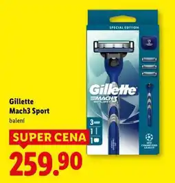 Lidl Gillette Mach3 Sport nabídka
