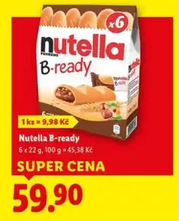 Lidl Nutella B-ready nabídka
