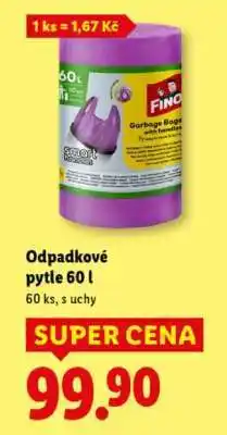 Lidl Odpadkové pytle 60 l nabídka