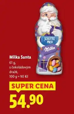 Lidl Milka Santa nabídka