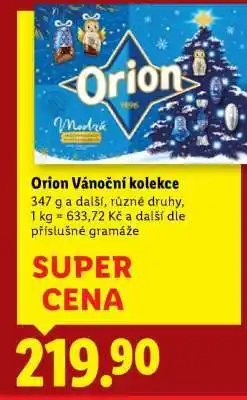 Lidl Orion Vánoční kolekce nabídka