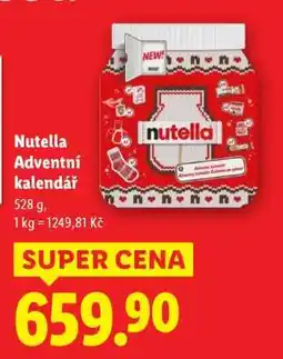 Lidl Nutella adventní kalendář nabídka