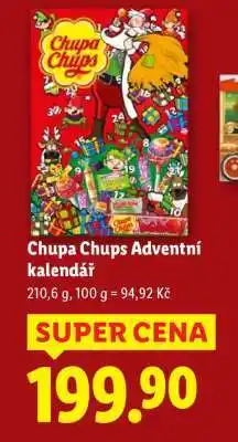 Lidl Chupa Chups Adventní kalendář nabídka