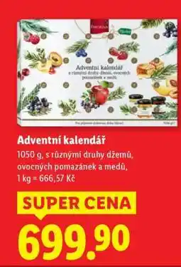 Lidl ADVENTNÍ KALENDÁŘ nabídka