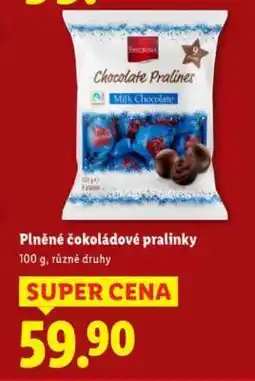 Lidl Plněné čokoládové pralinky nabídka