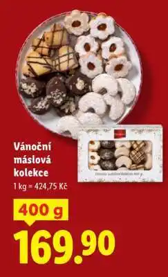 Lidl Vánoční máslová kolekce nabídka