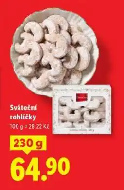 Lidl Sváteční rohlíčky nabídka