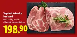 Lidl Vepřová krkovice bez kosti nabídka