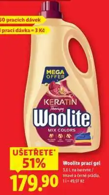 Lidl Woolite prací gel nabídka