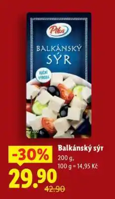 Lidl Balkánský sýr nabídka