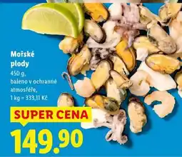 Lidl Mořské plody nabídka