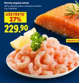 Lidl KREVETY LOUPANÉ VAŘENÉ nabídka