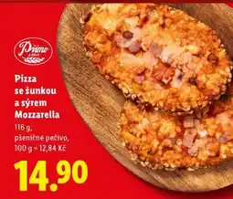 Lidl PIZZA SE ŠUNKOU A SÝREM MOZZARELLA nabídka