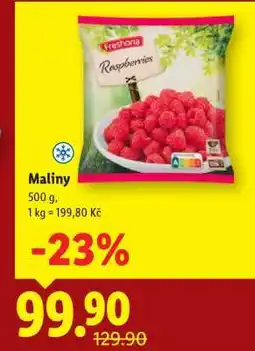 Lidl Maliny nabídka