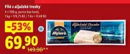 Lidl Filé z aljašské tresky nabídka