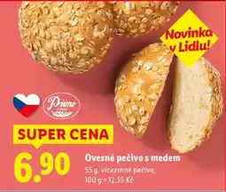 Lidl Ovesné pečivo s medem nabídka