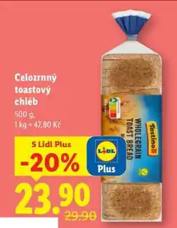 Lidl Celozrnný toastový chléb nabídka