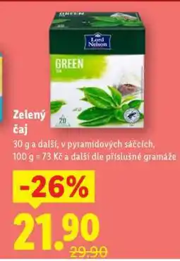 Lidl Zelený čaj nabídka