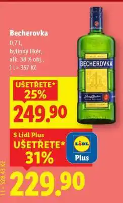 Lidl Becherovka nabídka