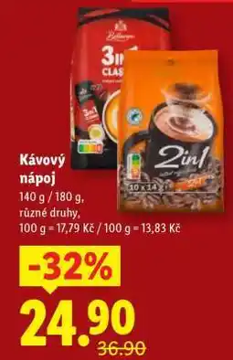 Lidl KÁVOVÝ NÁPOJ nabídka