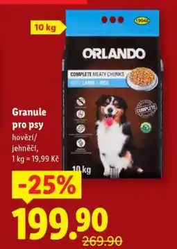 Lidl ORLANDO Granule pro psy nabídka