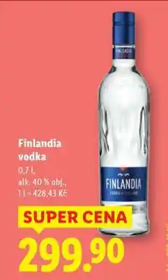 Lidl Finlandia Vodka nabídka