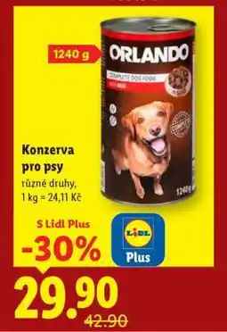 Lidl ORLANDO KONZERVA PRO PSY nabídka
