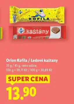 Lidl ORION KOFILA, LEDOVÉ KAŠTANY nabídka