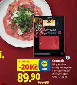 Lidl Carpaccio nabídka
