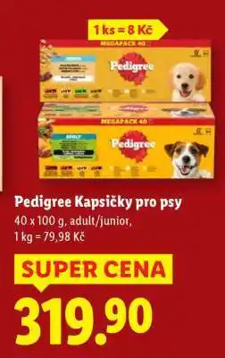 Lidl Pedigree kapsičky pro psy nabídka