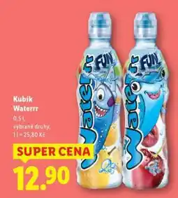 Lidl Kubík Waterrr nabídka