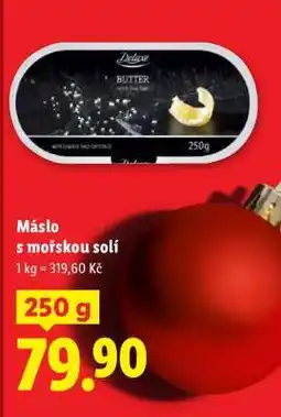Lidl Máslo s mořskou solí nabídka