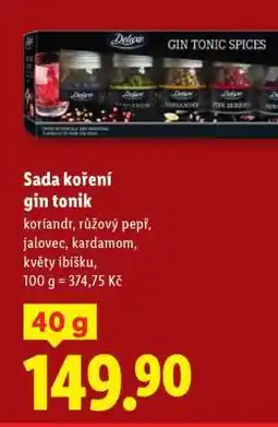 Lidl Sada koření Gin Tonik nabídka