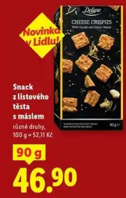 Lidl Deluxe Cheese Crispies nabídka