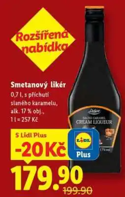 Lidl SMETANOVÝ LIKÉR nabídka