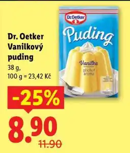 Lidl Dr. Oetker Vanilkový puding nabídka
