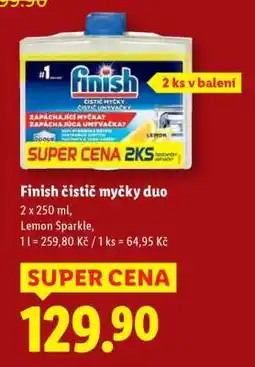 Lidl Finish čistič myčky duo nabídka