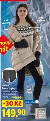 Lidl esemara Termo legíny nabídka