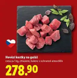 Lidl HOVĚZÍ KOSTKY NA GULAŠ nabídka