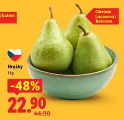 Lidl HRUŠKY nabídka
