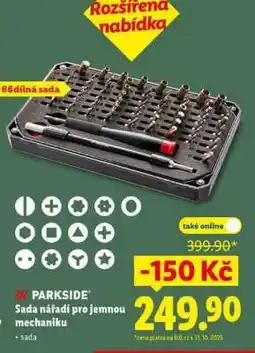 Lidl PARKSIDE Sada nářadí pro jemnou mechaniku nabídka