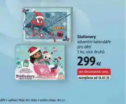 dm drogerie Stationery adventní kalendář pro děti nabídka