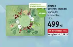 dm drogerie Alverde adventní kalendář nabídka